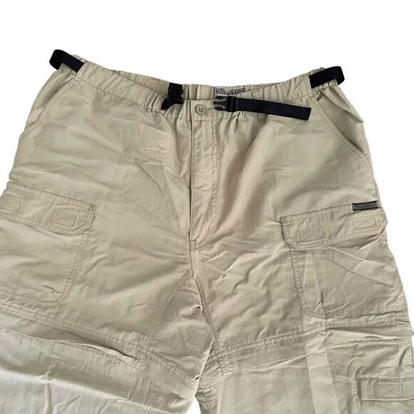 Royal Robbins Convertible Tan Pockets Straight Leg Men Pants Sz XL - Picture 2 of 13